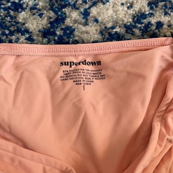 superdown x REVOLVE Alexa Bikini Bottom in Blush S - Picture 5 of 6
